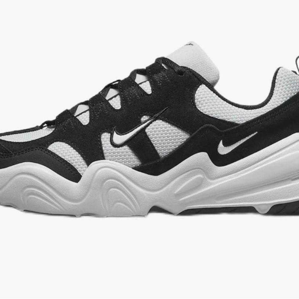 Nike Tech Hera, specifically the White/Black colorway (Style Code: FJ9532-101).
